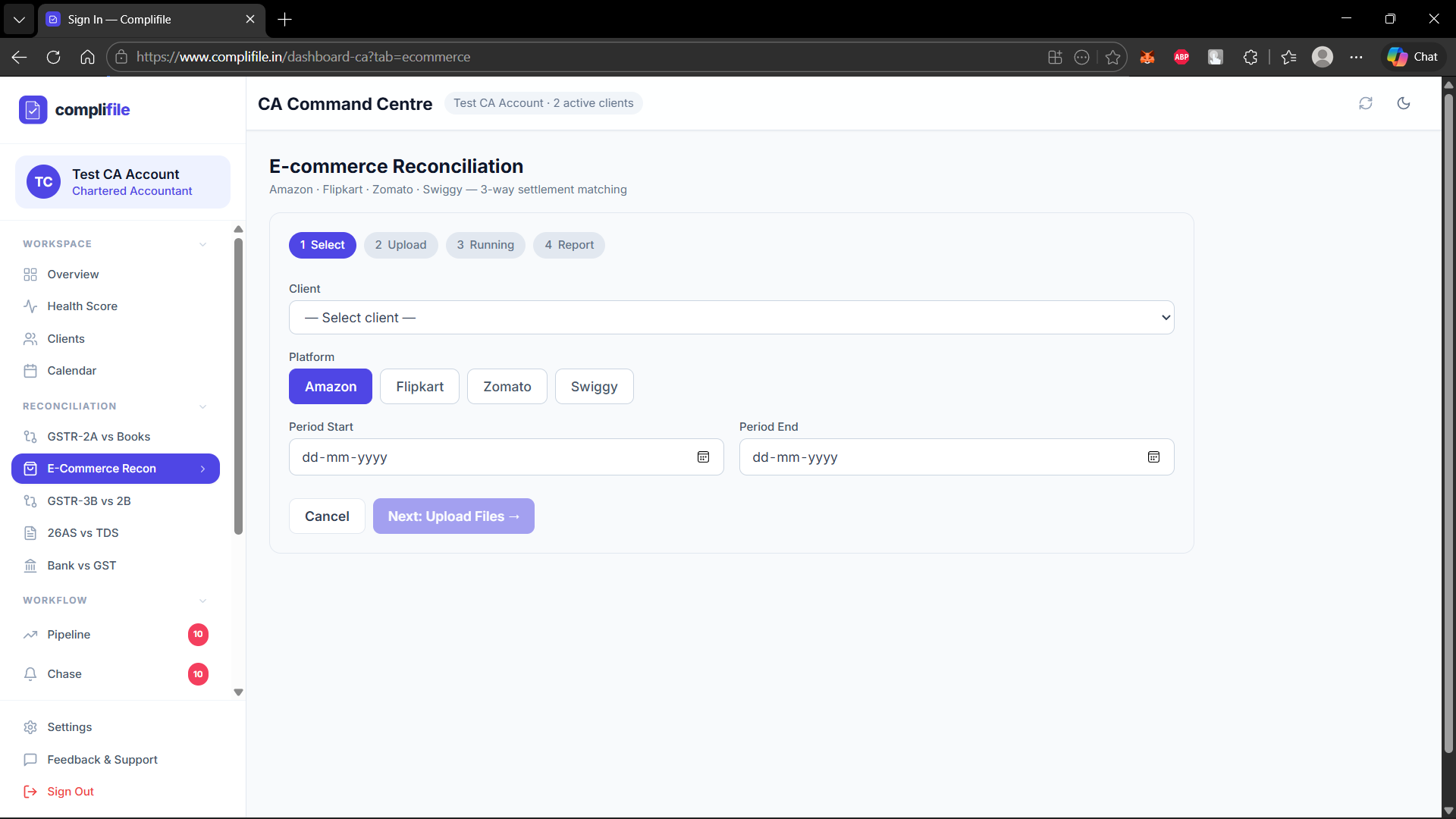 E-commerce Reconciliation