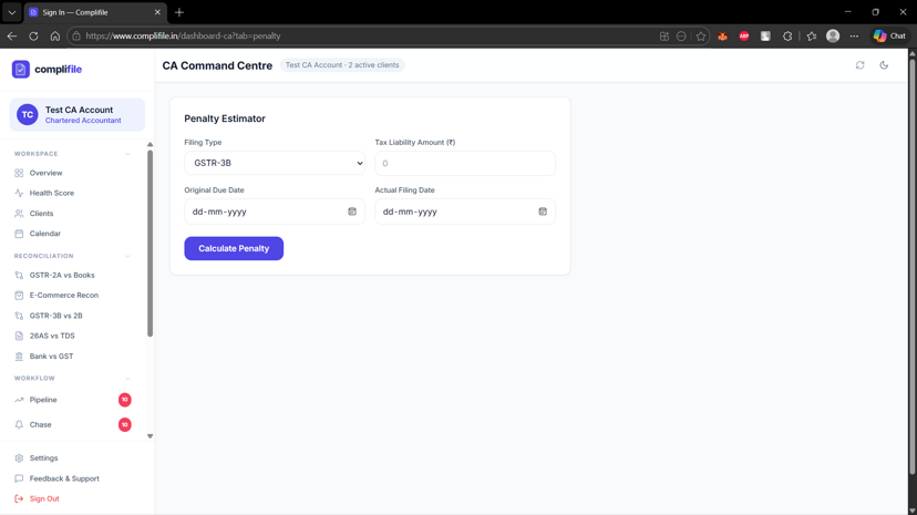 Penalty Calculator
